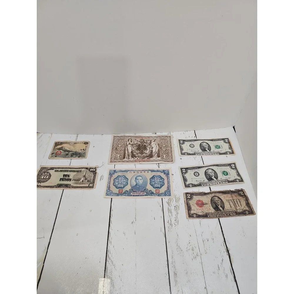 Lot Of Miscellaneous Bank Notes Early 1900s - Mid 1900s